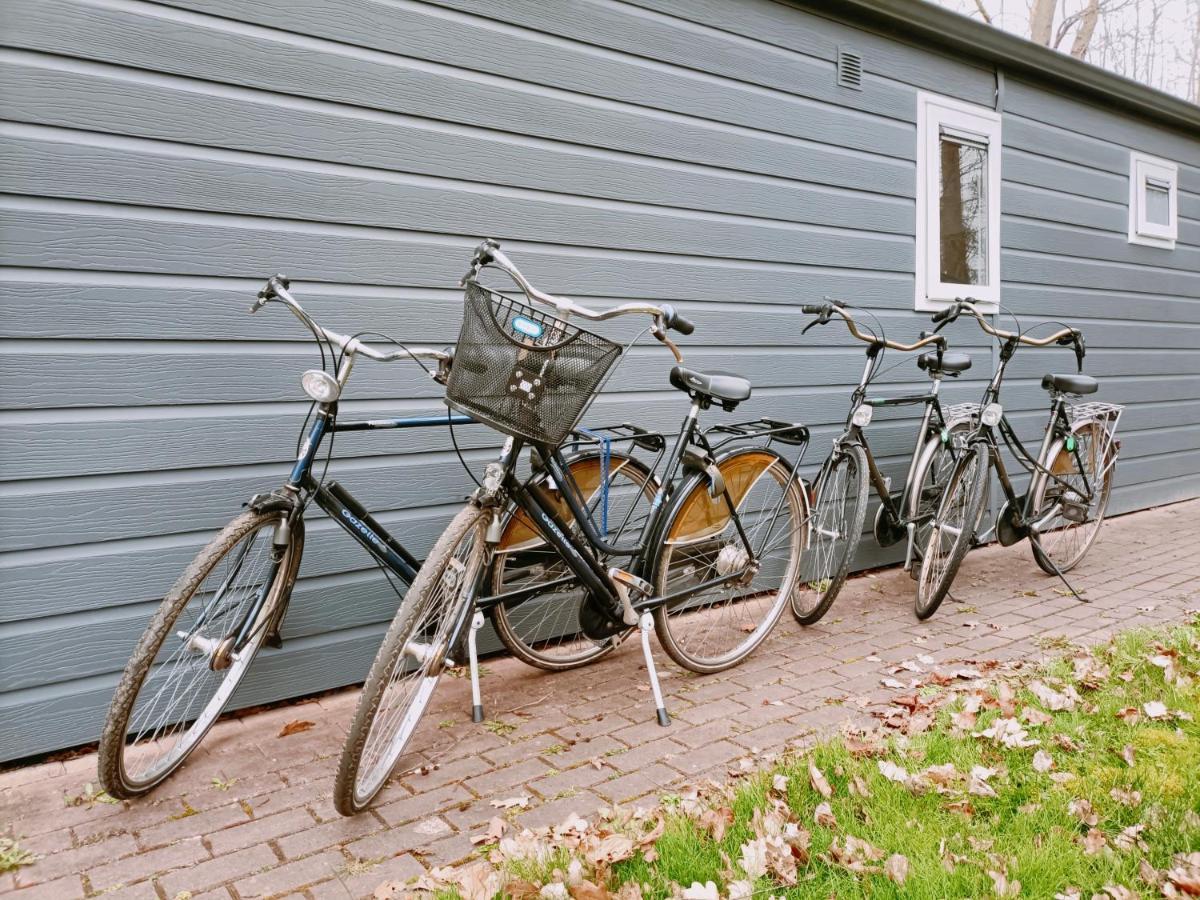 4P Chalet Tolve Met 4 Fietsen Vlakbij Natuurgebieden Drents Friese Wold, Fochteloerveen En Gevangenisdorp Veenhuizen Oosterwolde  Extérieur photo