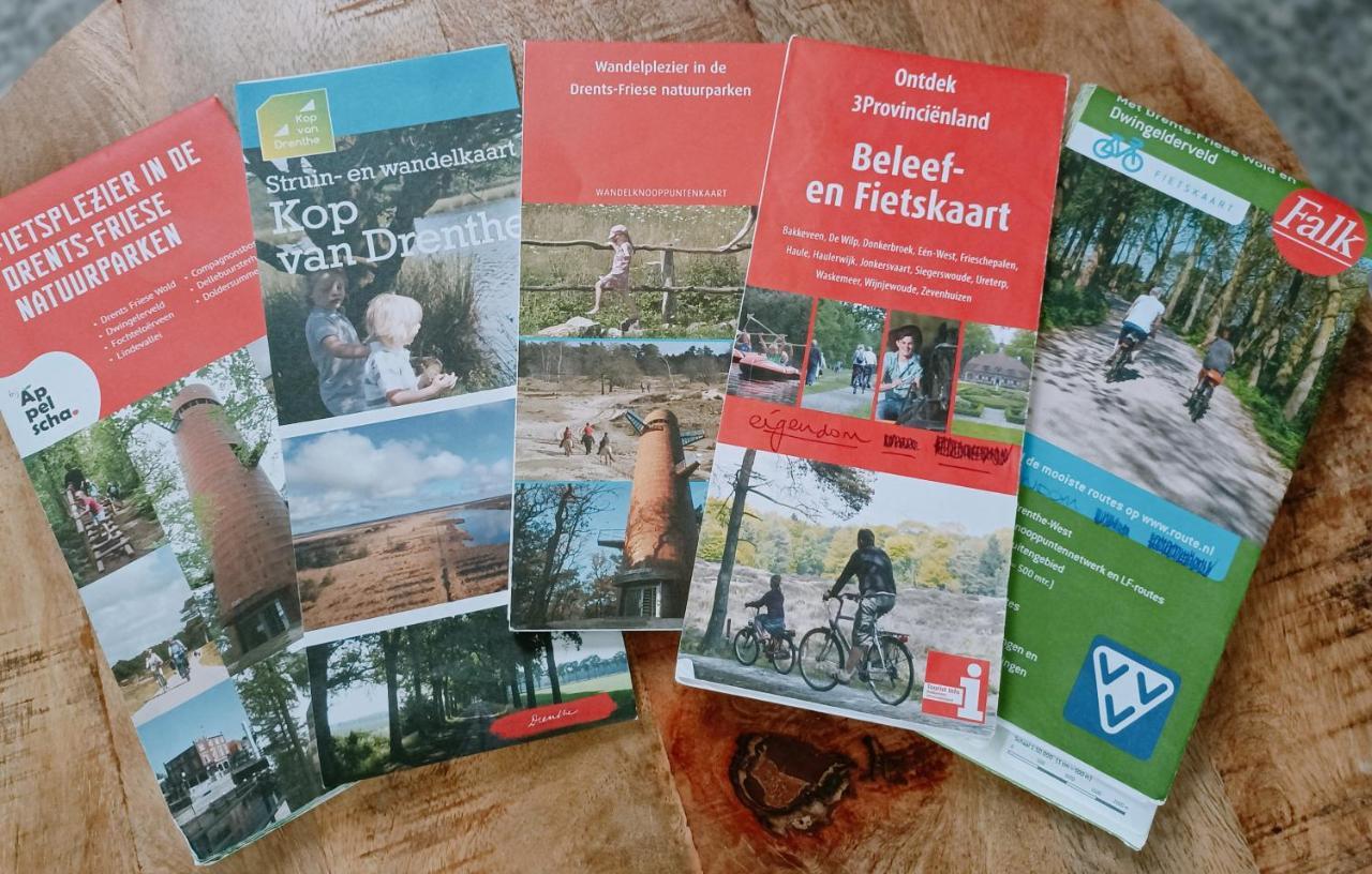 4P Chalet Tolve Met 4 Fietsen Vlakbij Natuurgebieden Drents Friese Wold, Fochteloerveen En Gevangenisdorp Veenhuizen Oosterwolde  Extérieur photo